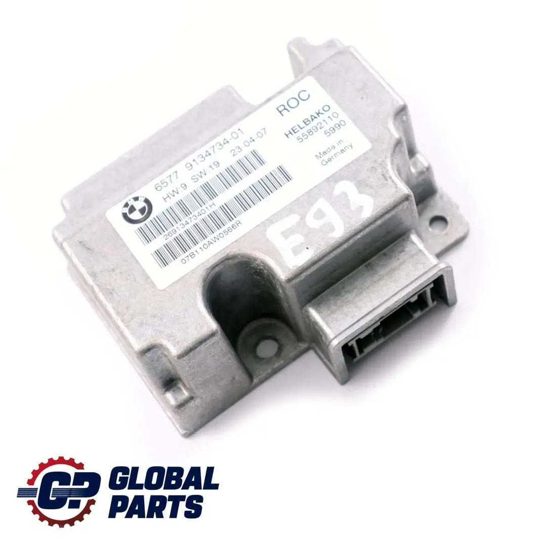 BMW E93 Convertible Rollover Control Controller Module Unit - SKU 9134734 - Part number 9134734