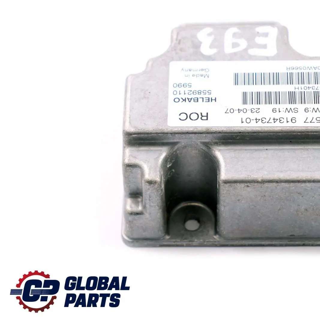 BMW E93 Convertible Rollover Control Controller Module Unit - SKU 9134734 - Part number 9134734