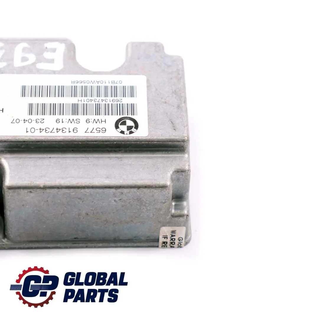 BMW E93 Convertible Rollover Control Controller Module Unit - SKU 9134734 - Part number 9134734
