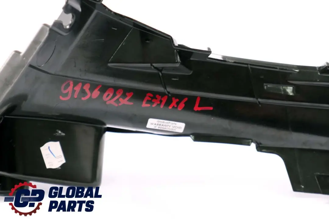 BMW X6 Series E71 Cover C-Pillar Column Trim Left N/S Storage Black 9123329 - SKU 9136027 - Part number 9136027