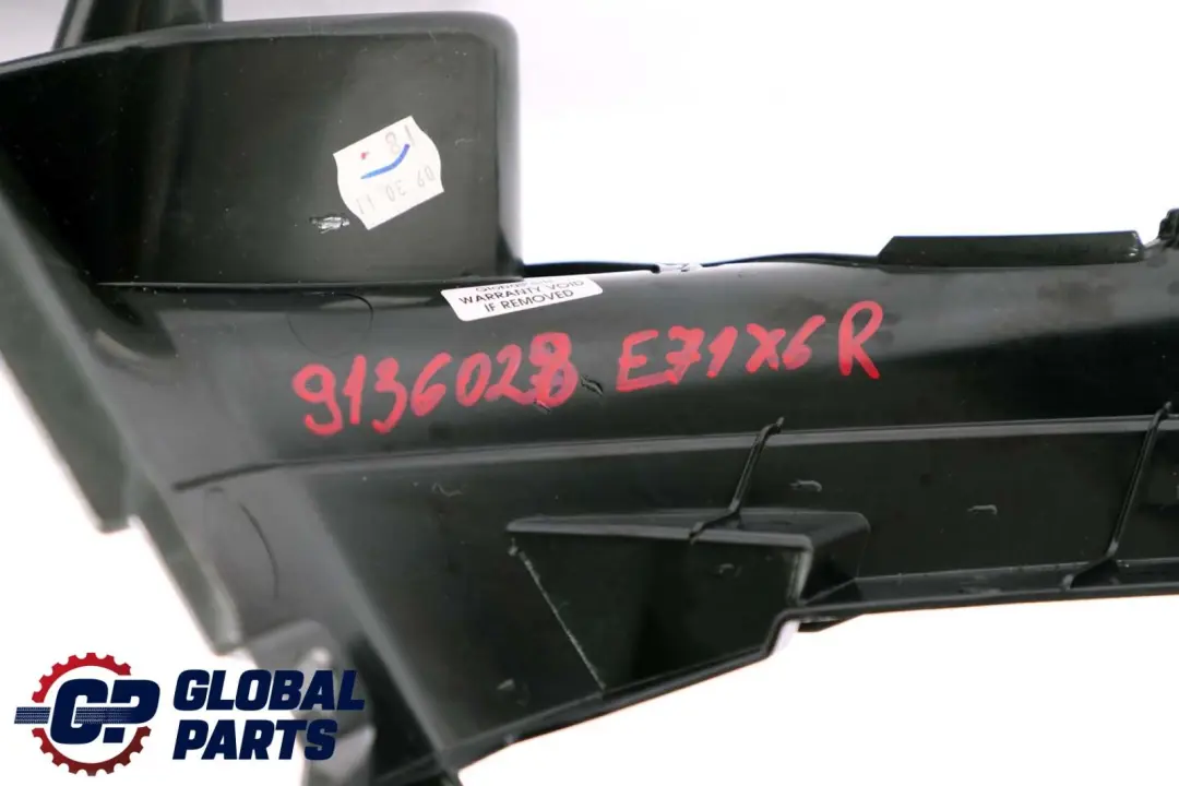 BMW X6 er E71 Abdeckung C-Säule Säule Trim Rechts Storage Schwarz 9123330 - SKU 9136028 - Teilenummer 9136028