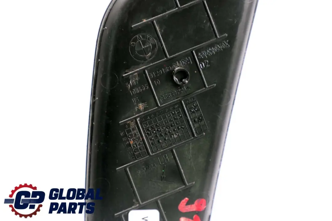 BMW E71 X6 Tapis Insertion Caoutchouc Rangement Pilier C Gauche - SKU 9136031 - Numéro de pièce 9129169