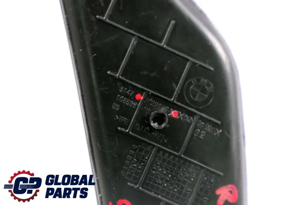 BMW X6 E71 Mata Gumowa Wkładka Schowka C Słupek Prawy - SKU 9136032 - Numer Części 9129170