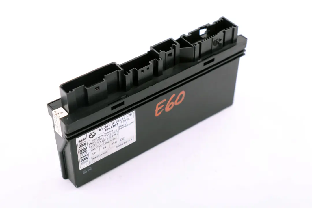 BMW 5 6 Series E60 E60N E63 E63N Body Control Module ECU Control Unit - SKU 9136039 - Part number 9136039