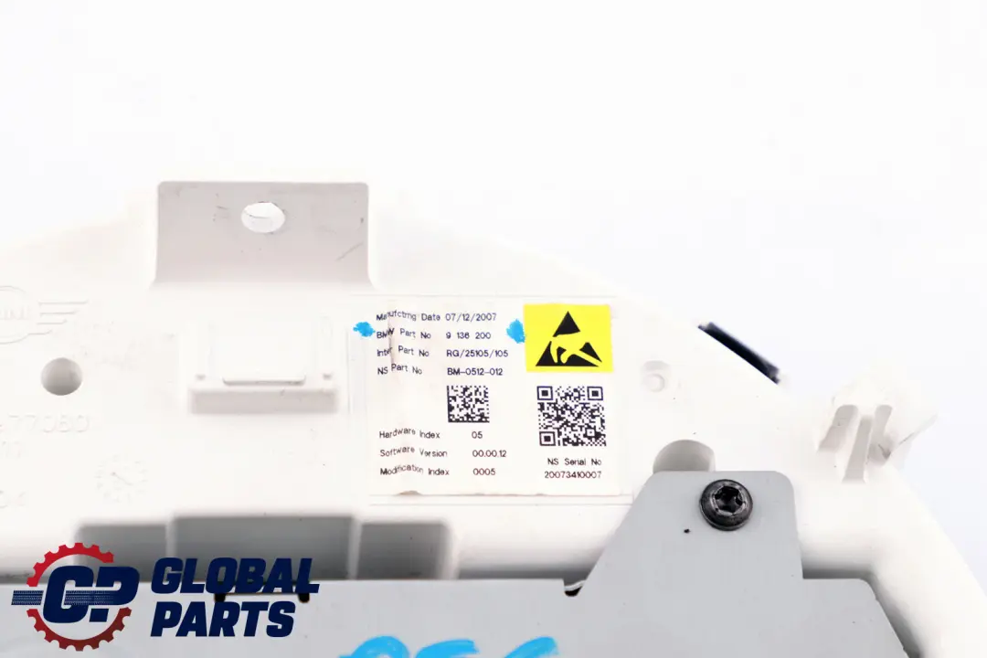 Instrument Cluster Speedo Navigation Display Screen to BMW Mini R55 R56 with Part number 9136200 BMW Mini R55 R56 Instrument Cluster Speedo Navigation Display Screen - SKU rhd-9136200 - Part number 9136200