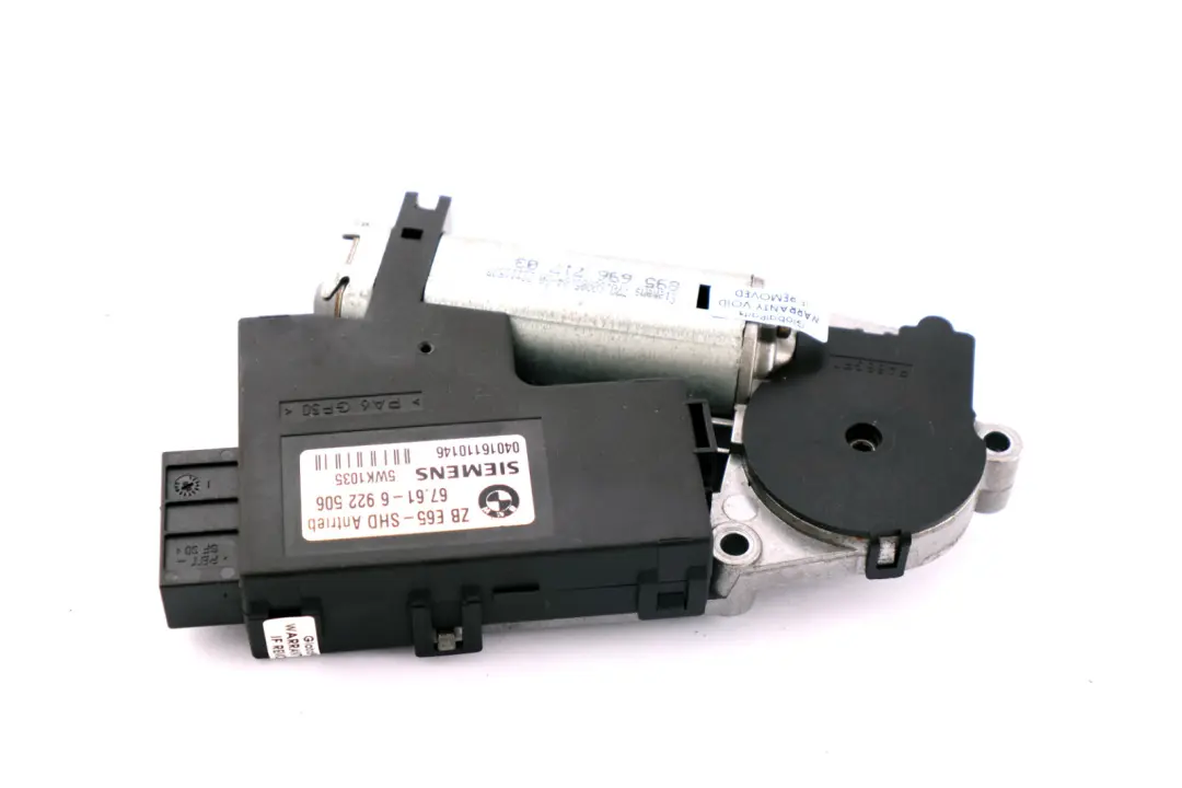 BMW E60 E65 Techo corredizo Unidad De Accionamiento Motor Actuador - SKU 9137056 - Número de pieza 9137056