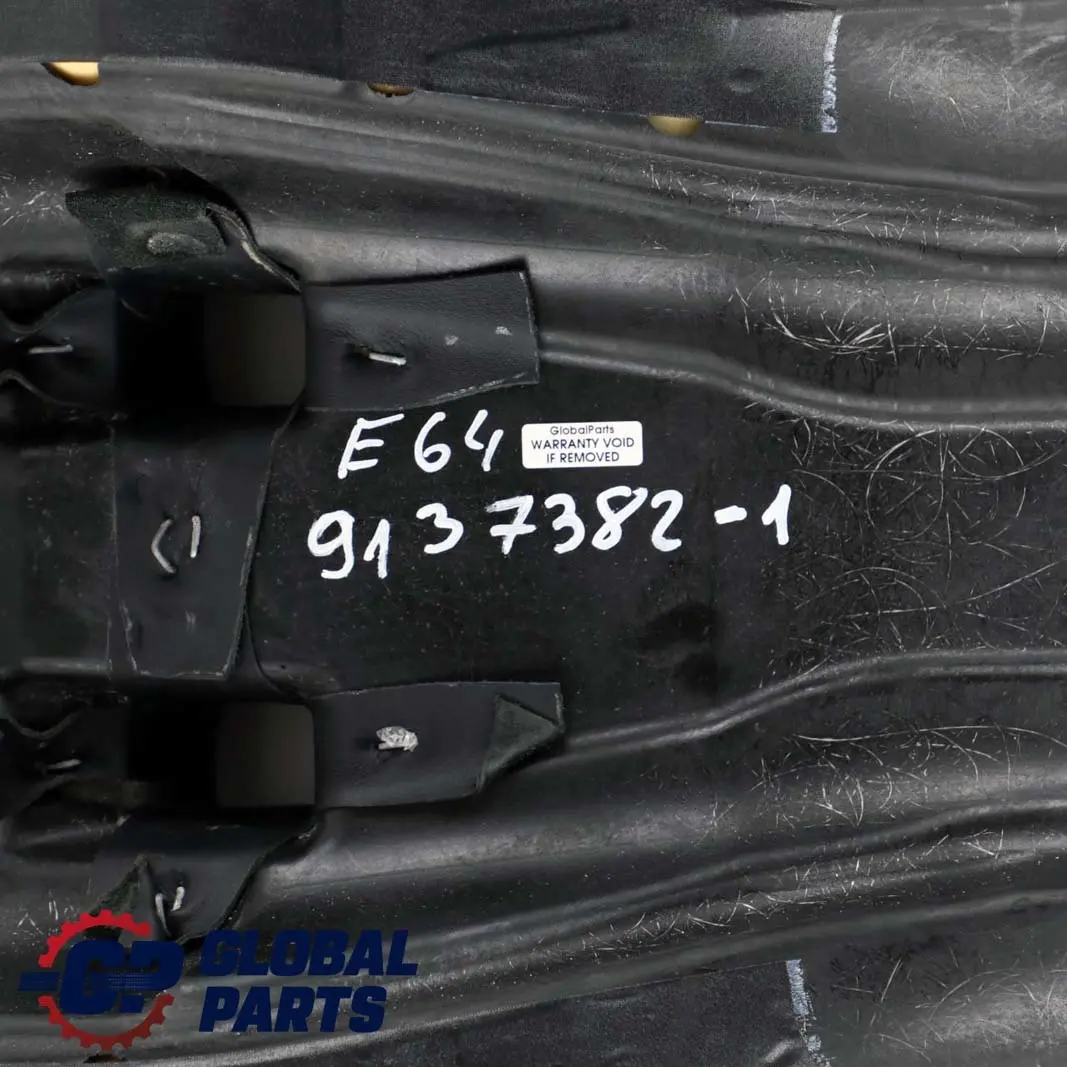BMW 6 Series E63 E64 Black Leather Dakota Rear Seat Cover Back Sofa Bench - SKU 9137382-1 - Part number 9137382