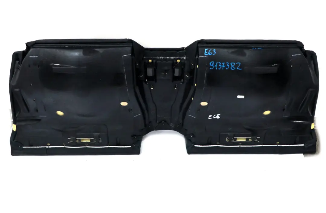 Leather Rear Seat Cover Back Sofa Bench to BMW 6 Series E63 E64 Black with Part number 9137382 BMW 6 Series E63 E64 Black Leather Rear Seat Cover Back Sofa Bench - SKU 9137382 - Part number 9137382