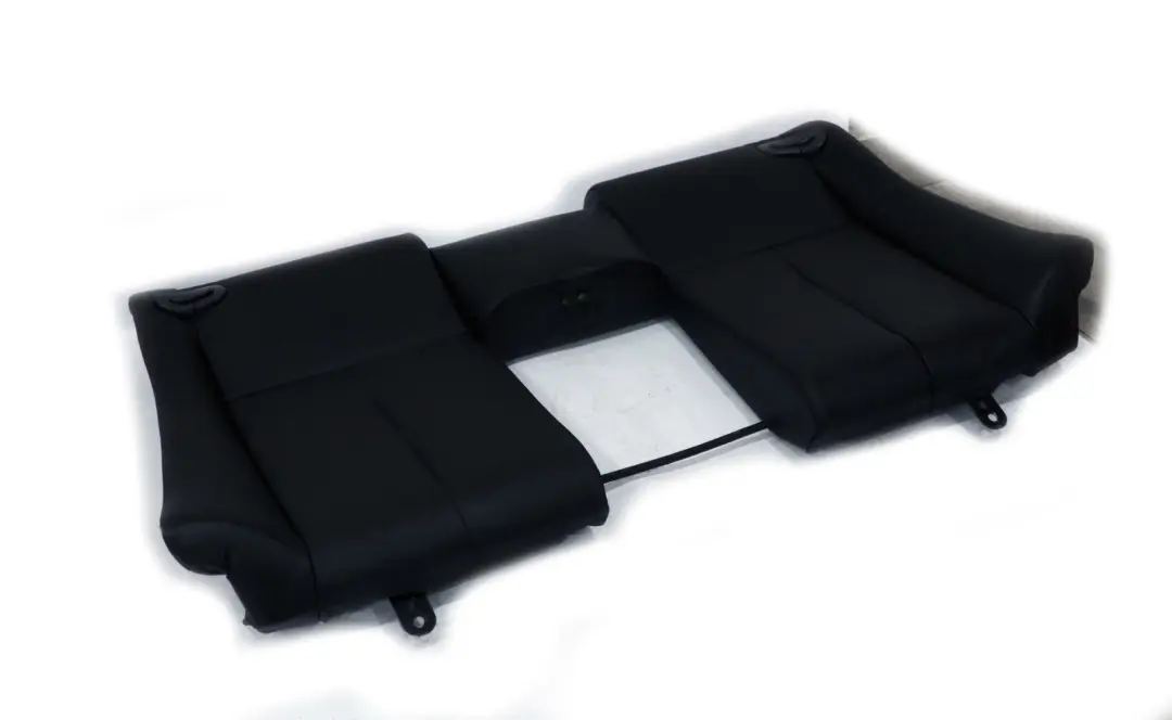 BMW E63 E64 Schwarz Leder Rücksitzbezug Rückenlehne zurück - SKU 9137385 - Teilenummer 9137385