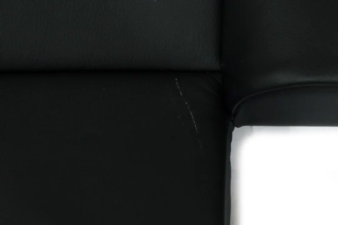 BMW E63 E64 Schwarz Leder Rücksitzbezug Rückenlehne zurück - SKU 9137385 - Teilenummer 9137385