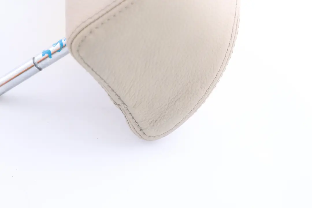 BMW E63 E64 Asiento Trasero Izquierdo Derecho Crema Beige Cuero Reposacabezas - SKU 9137396 - Número de pieza 9137396