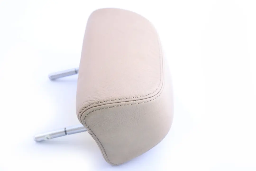 BMW 5 6 Series E63 E64 Rear Seat Left Right Cream Beige Leather Headrest - SKU 9137396 - Numéro de pièce 9137396