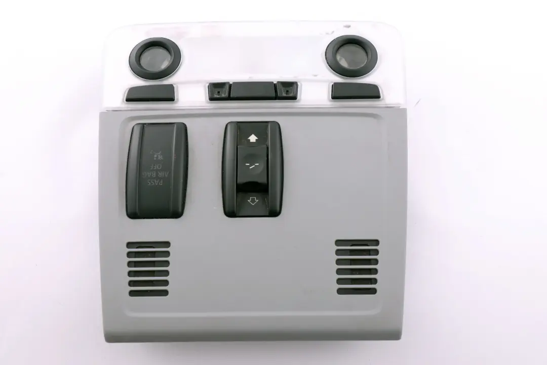 BMW E81 E82 E87 LCI Unidad Interruptor Control Luces de Techo Alaskagrau - SKU 9137509 - Número de pieza 9137509