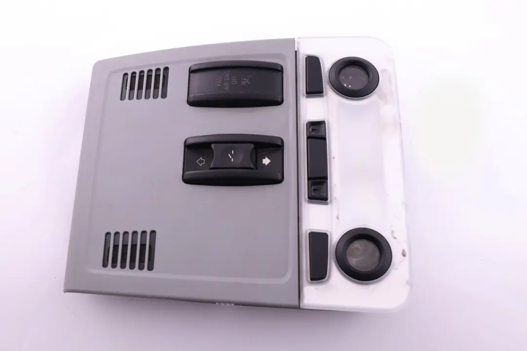 BMW E81 E82 E87 LCI Unidad Interruptor Control Luces de Techo Alaskagrau - SKU 9137509 - Número de pieza 9137509