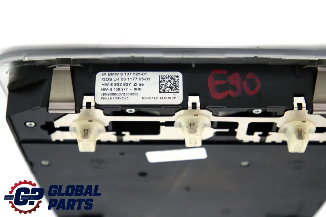 BMW E81 E87 E90 E92 Interruptor De Luz De Techo Negro - SKU 9137525 - Número de pieza 9137525