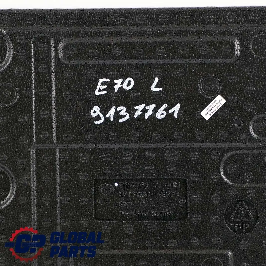 BMW X5 X6 Series E70 E71 F15 Boot Floor Rear Left N/S Foam Inserts - SKU 9137761 - Part number 9137761