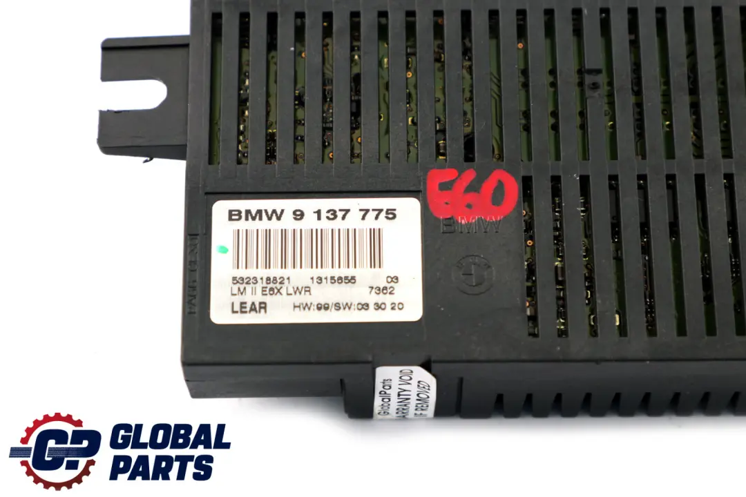 BMW E60 Module de contrôle de l'éclairage Lear LM II E6X LWR (LCM) - SKU 9137775 - Numéro de pièce 9137775