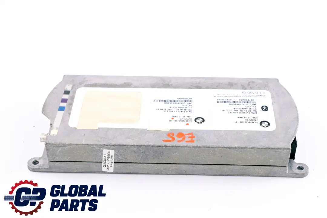 Module De Commande Télématique Bluetooth pour BMW E61 E65 X5 E70 à propos du numéro de pièce 9149615 BMW E61 E65 X5 E70 Module De Commande Télématique Bluetooth - SKU 9138168 - Numéro de pièce 9149615