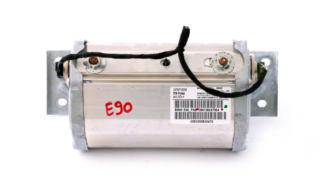 Airbag Del Pasajero Delantero BMW E90 E91 E92 E93 Panel Lateral Tablero para con número de pieza 9138247 Airbag Del Pasajero Delantero BMW E90 E91 E92 E93 Panel Lateral Tablero - SKU 9138247 - Número de pieza 9138247