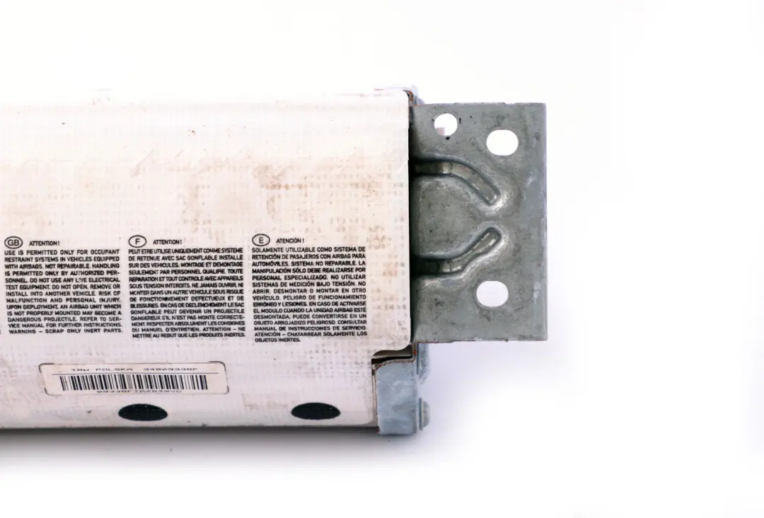  Airbag Passager Avant BMW E90 E91 E92 E93 Tableau De Bord Latéral - SKU 9138247 - Numéro de pièce 9138247