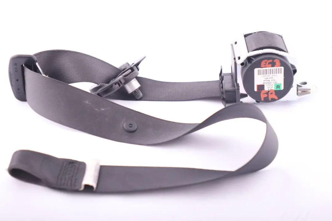 BMW 6 Series E63 Safety Seat Upper Belt Front Right O/S Basalt Grey - SKU 9138266 - Part number 9138266