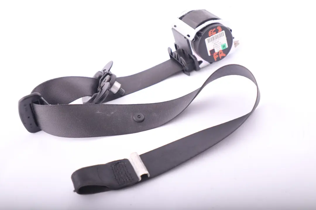 BMW E63 Ceinture de securite superieure du siege avant droit Gris Basalte - SKU 9138266 - Numéro de pièce 9138266