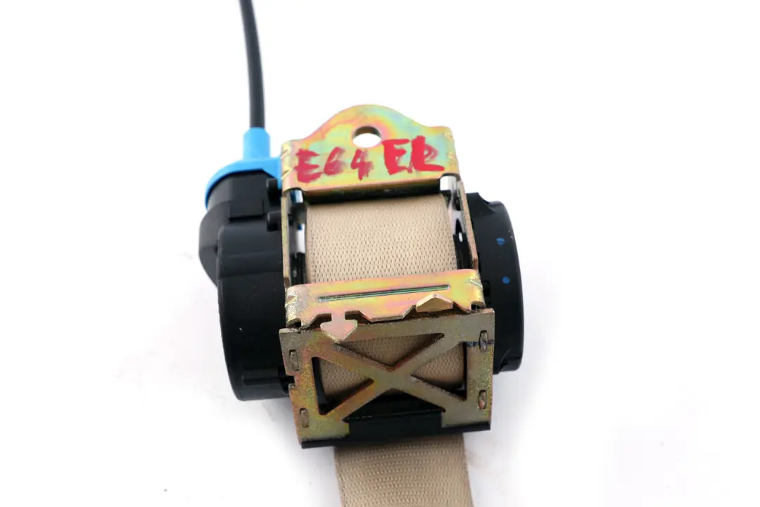 BMW 6 Series E64 Seat Upper Belt Force Limiter Front Left N/S Creambeige - SKU 9138275 - Part number 9138275