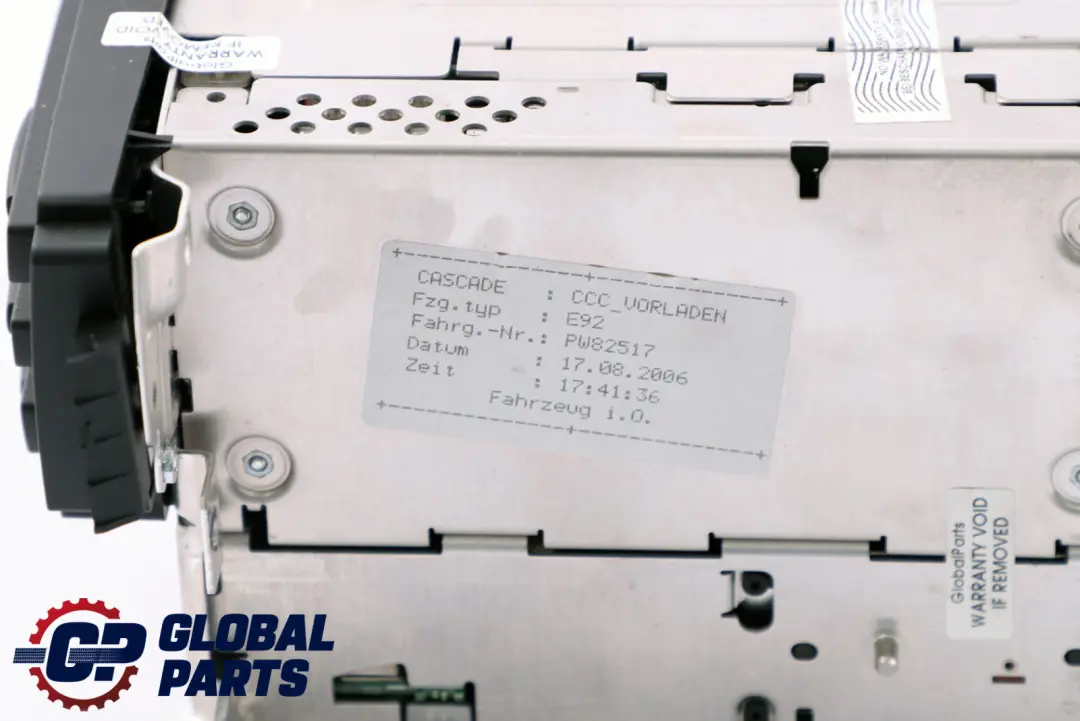 BMW E87 E90 E91 Controllore Del Sistema Di Navigazione CCC Professional - SKU 9138444 - Numero di parte 9123091