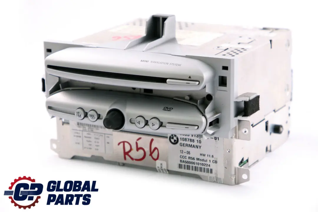 CCC Unidad principal Navegacion Satelite para Mini Cooper R55 R56 R57 con número de pieza 9138452 Mini Cooper R55 R56 R57 CCC Unidad principal Navegacion Satelite - SKU 9138452 - Número de pieza 9138452