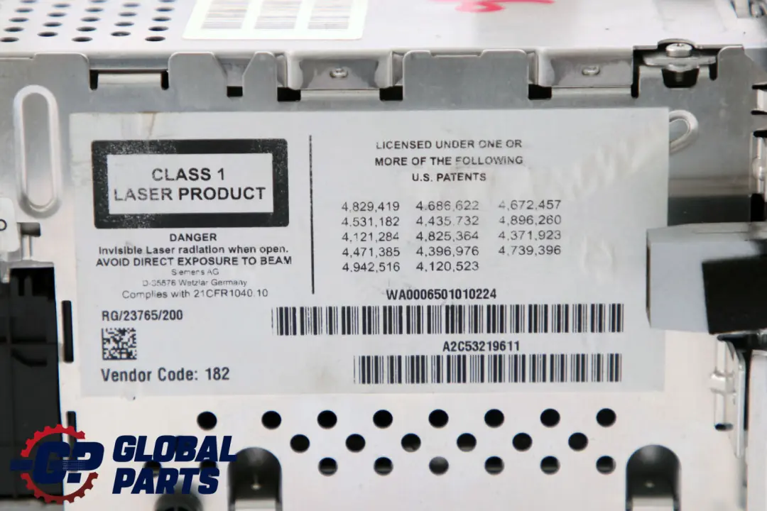 Mini Cooper R55 R56 R57 CCC Navigation Navi Sat Navi Kopf Einheit - SKU 9138452 - Teilenummer 9138452