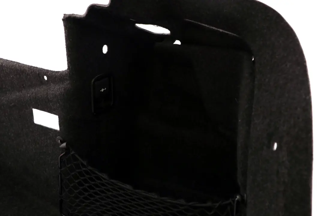 BMW E88 Cabrio Boot Trunk Right O/S Lateral Trim Cover Black - SKU 9138556 - Part number 9138556