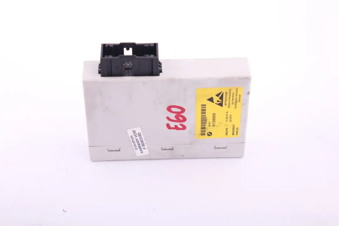 BMW E60 LCI E61 LCI Circuito Electrónico Conductor Consola Central - SKU 9138969 - Número de pieza 9138969