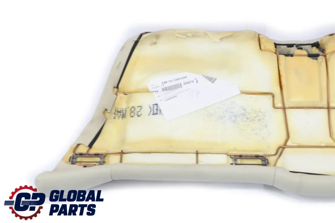 BMW 1 E88 Convertible Rear Seat Cover Couch Bench Leather Dakota Lemon - SKU 9139449 - Part number 9139449