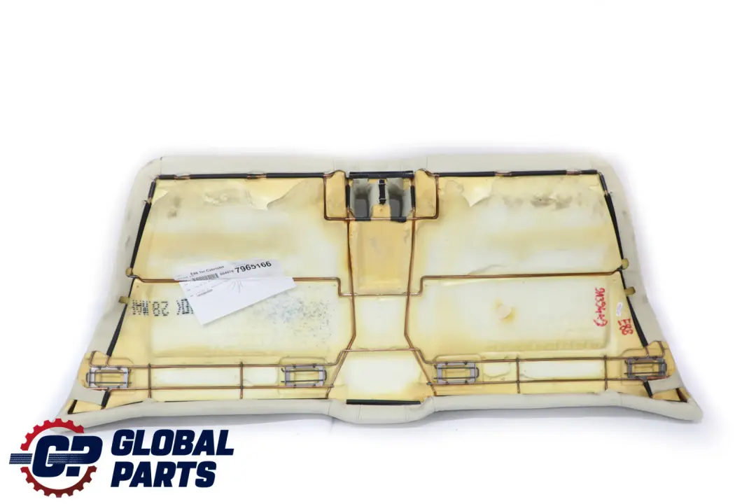 BMW 1 E88 Cabrio Rücksitzbezug Rücksitz Bezug Sitz Leder Dakota Lemon - SKU 9139449 - Teilenummer 9139449