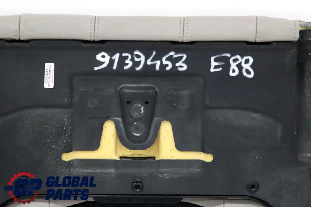 BMW 1 Series E88 Convertible Rear Seat Cover Back Backrest Leather Boston Beige - SKU 9139453 - Part number 9139453