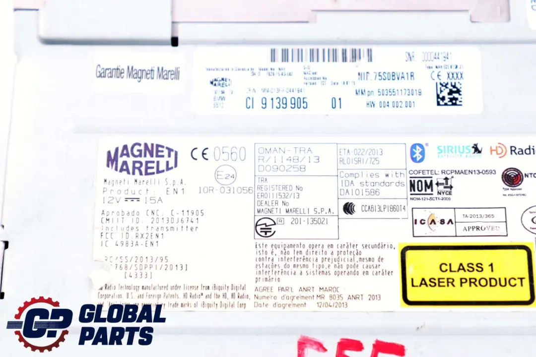 Head Unit Basic Media Navigation Headunit to Mini Cooper F55 F56 with Part number 9139905 Mini Cooper F55 F56 Head Unit Basic Media Navigation Headunit - SKU 9139905 - Part number 9139905