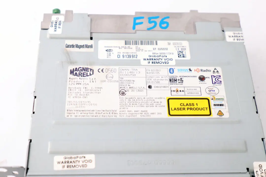 Mini Cooper One F55 F56 DAB Bluetooth Visual Boost Principale Basic - SKU 9139912 - Numero di parte 9139912