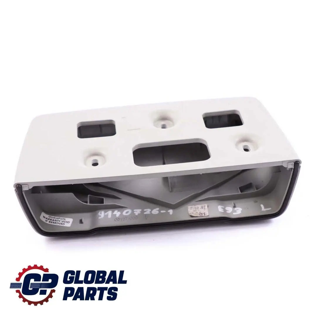 E93N LCI Pannello di copertura antiribaltamento Grigio Sinistro per BMW Serie 3 E93 con numero di parte 9140726 BMW Serie 3 E93 E93N LCI Pannello di copertura antiribaltamento Grigio Sinistro - SKU 9140726-1 - Numero di parte 9140726