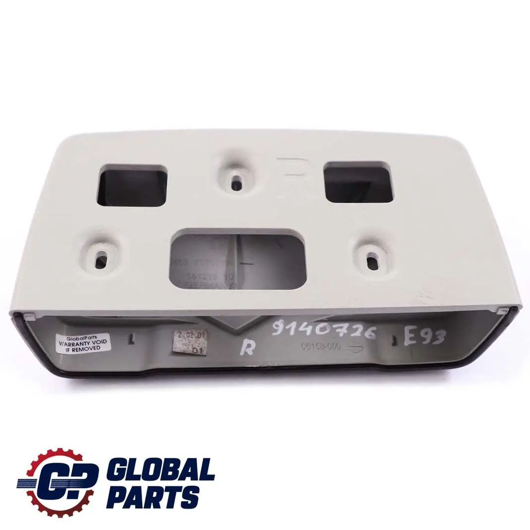 E93N LCI Trim Cover Panel Rollover Protection Grey O/S Right to BMW 3 Series E93 with Part number 9140726 BMW 3 Series E93 E93N LCI Trim Cover Panel Rollover Protection Grey O/S Right - SKU 9140726 - Part number 9140726