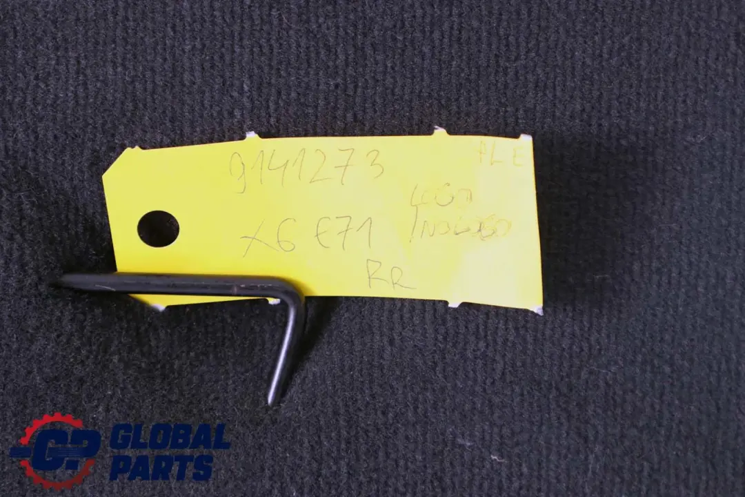 Cuero Negro Asiento Trasero Derecho O/S Funda Respaldo para BMW X6 E71 con número de pieza 9141273 BMW X6 E71 Cuero Negro Asiento Trasero Derecho O/S Funda Respaldo - SKU 9141273 - Número de pieza 9141273