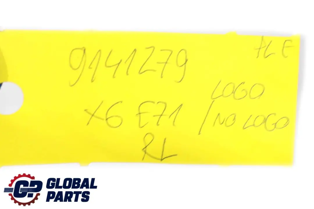 BMW X6 Series E71 Rear Seat Left N/S Backrest Armrest Black Leather Nevada - SKU 9141279 - Part number 9141279