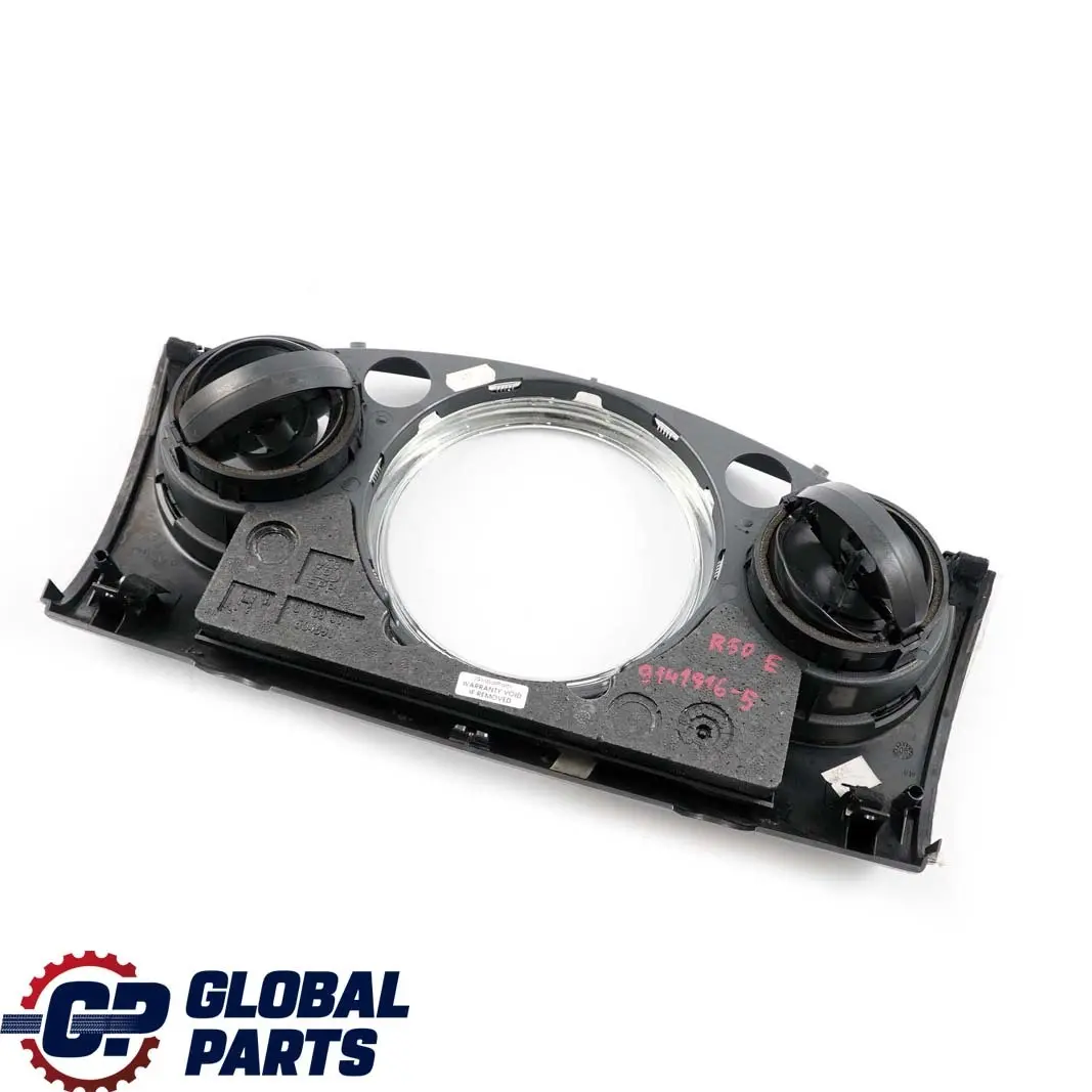 Dashboard Panel Trim Cover Dash Alloy Patina BMW Mini Cooper 5 R50 R53 - SKU 9141916-5 - Part number 9141916