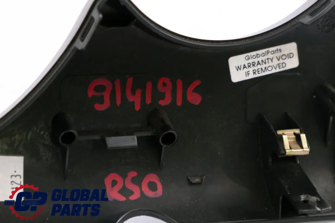 Blende I-Tafel Alu Patina Mitte für Mini Cooper R50 R53 mit Teilenummer 9141916 Mini Cooper R50 R53 Blende I-Tafel Alu Patina Mitte - SKU 9141916 - Teilenummer 9141916