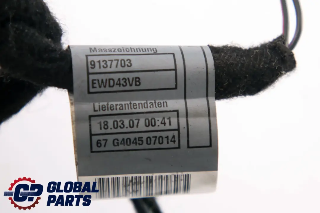 Mini R55 R56 Wiązka przewodów drzwiowych - SKU 9142390 - Numer Części 9142390