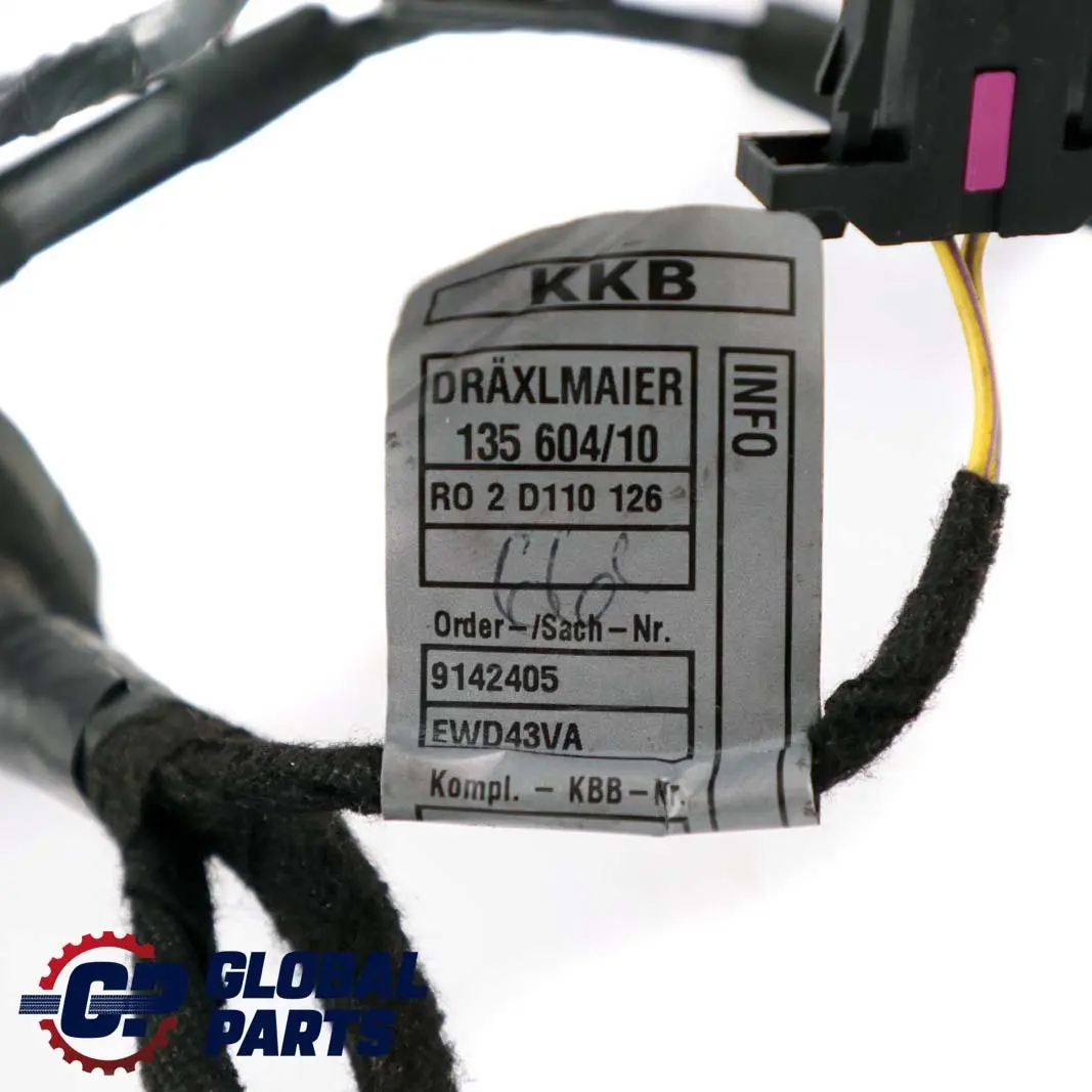 Mazo De Cables De La Puerta Delantera Izquierda para Mini Cooper One R56 con número de pieza 9142405 Mini Cooper One R56 Mazo De Cables De La Puerta Delantera Izquierda - SKU 9142405 - Número de pieza 9142405