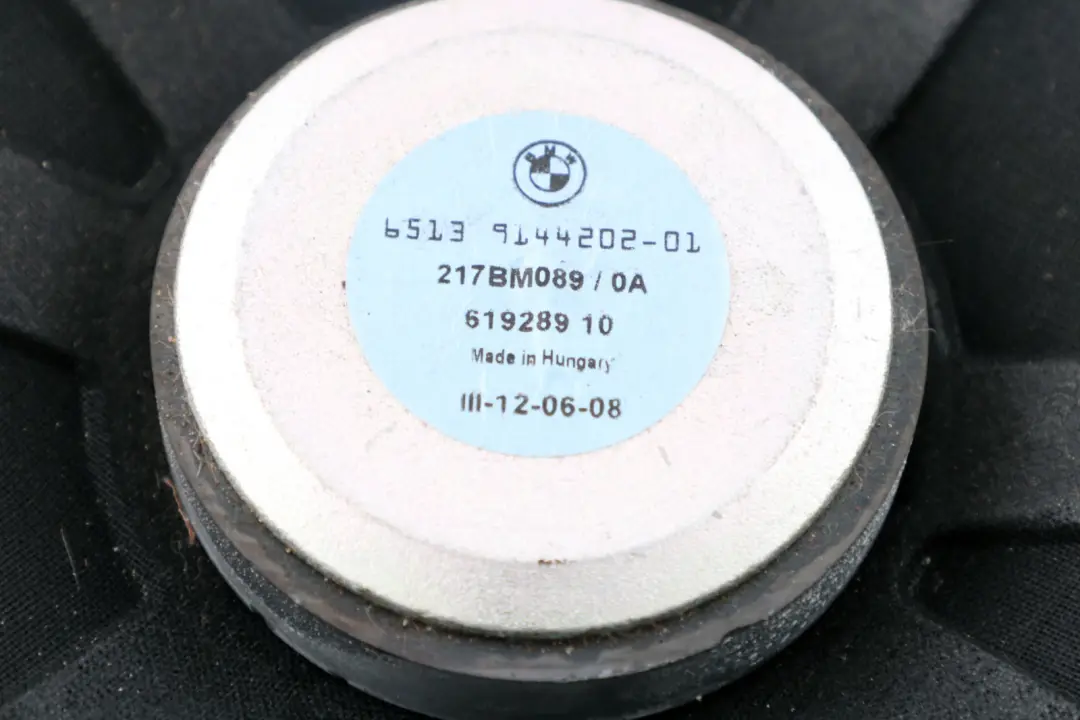 Głośnik Niskotonowy Lewy do BMW E81 E82 E87 E88 E90 E91 E92 o numerze 9143143 BMW E81 E82 E87 E88 E90 E91 E92 Głośnik Niskotonowy Lewy - SKU 9143143 - Numer Części 9143143