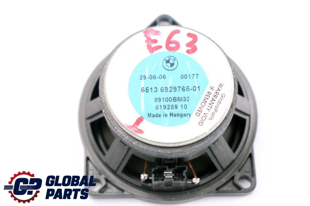 E63N LCI Altoparlante Sinistro Hifi-System 6929765 per BMW E63 con numero di parte 9143149 BMW E63 E63N LCI Altoparlante Sinistro Hifi-System 6929765 - SKU 9143149 - Numero di parte 9143149