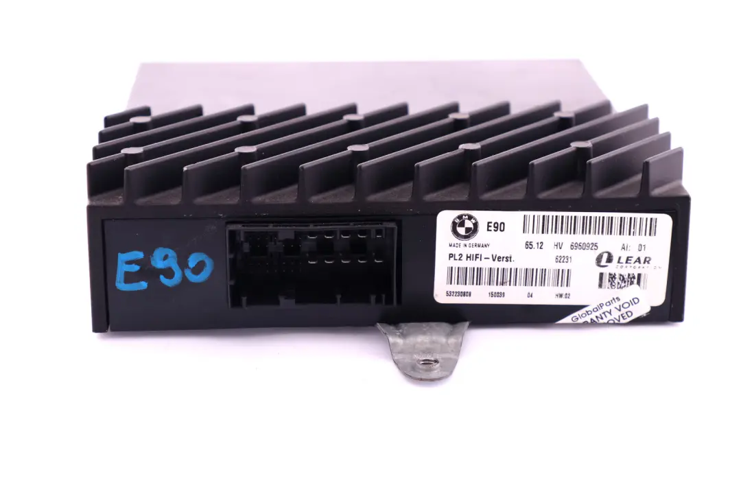 Amplifier Hifi Speaker System Control Unit Module 6960925 to BMW E90 LCI with Part number 9143156 BMW E90 LCI Amplifier Hifi Speaker System Control Unit Module 6960925 - SKU 9143156 - Part number 9143156