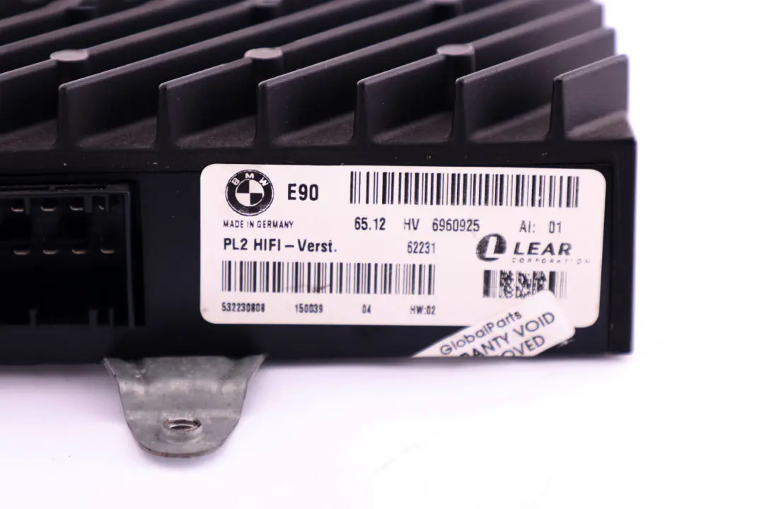 Amplificatore Hifi Sistema Modulo controllo 6960925 per BMW E90 LCI con numero di parte 9143156 BMW E90 LCI Amplificatore Hifi Sistema Modulo controllo 6960925 - SKU 9143156 - Numero di parte 9143156