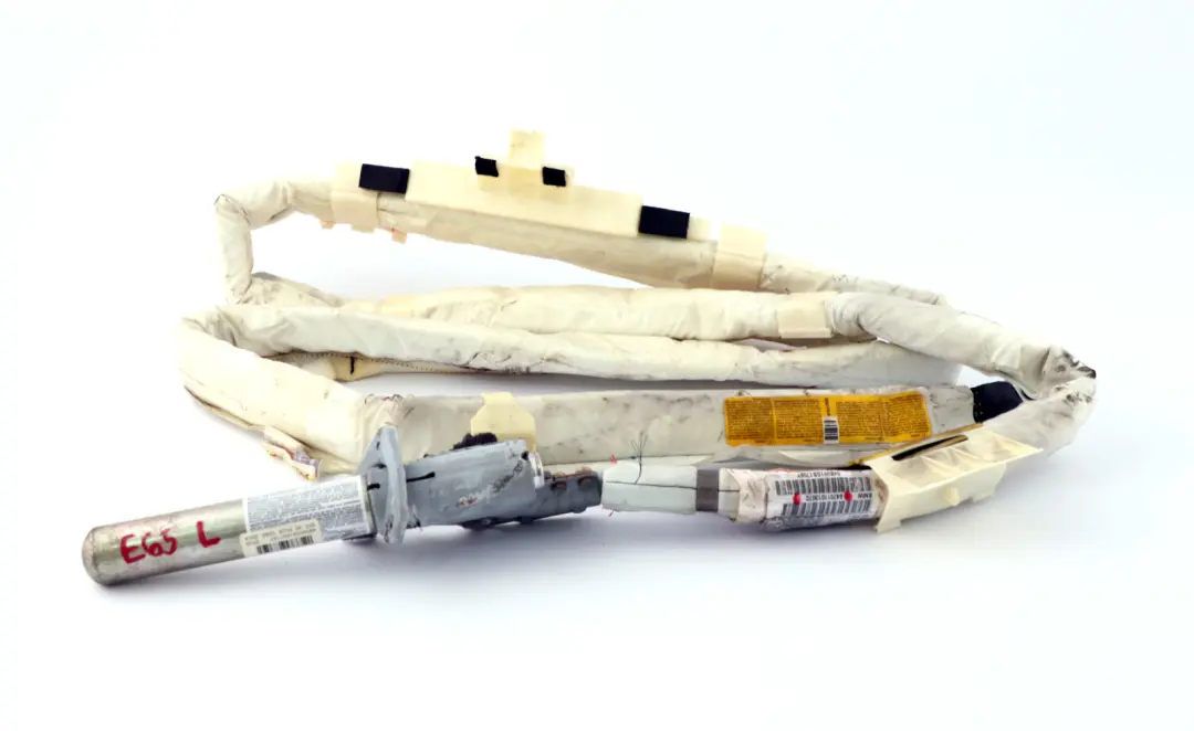 Left N/S Head Airbag Roof Curtain AHPS2 7011013 to BMW 7 Series E65 with Part number 72129143351 BMW 7 Series E65 Left N/S Head Airbag Roof Curtain AHPS2 7011013 - SKU 9143351 - Part number 72129143351